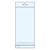 Woreczek foliowy z klapką i otworem euro, folia OPP 30 mikronów 115 x 220 mm