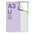 Ramka magnetyczna A3 Window Frame srebro 