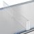 Przegroda półkowa „Elastyczna” z centralnym ogranicznikiem, przezroczysta 60 mm