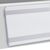 Listwy cenowe DBR, samoprzylepne, z zatrzaskiem typu C 105 mm | 1000 mm | do przyklejania (taśma piankowa) 