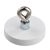 Gumowany magnes z uchem (oczkiem) 31 mm | null
