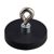 Gumowany magnes z uchem (oczkiem) 31 mm | null