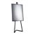 Mobilny aluminiowy stojak z ramą zatrzaskową czarny  | 1500 mm | A1 594 x 841 mm 