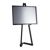 Mobilny aluminiowy stojak z ramą zatrzaskową null | A2 420 x 594 mm | 1.000 mm