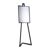Mobilny aluminiowy stojak z ramą zatrzaskową czarny  | 1500 mm | A2 420 x 594 mm 