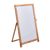 Tablica informacyjna ROOT z powierzchnią suchościeralną, drewno sosnowe 90 x 53 cm