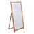 Tablica informacyjna ROOT z powierzchnią suchościeralną, drewno sosnowe 116 x 56 cm 