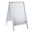 Potykacz A1 Outdoor SOLID-STOP skos, nachylenie | srebro | 32 mm