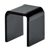 Stojak typu U, czarny 30 x 30 x 30 mm