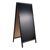 Drewniany potykacz WOOD-STOP Lite XL, 64 x 136 cm czarny 