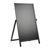 Drewniany potykacz reklamowy FLIP, 490 x 890 mm czarny 