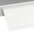 Listwy cenowe, DBR, samoprzylepne, kolor przeźroczysty 39 mm | 1500 mm | biały
