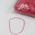 Gumki recepturki, kolor czerwony 100 mm | 2 mm