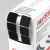 Kwadraty rzepowe w pudełku z podajnikiem, 230 kompletów, 20 mm, samoprzylepne, czarny | Format: 20 x 20 mm