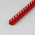 Grzbiety plastikowe A4, okrągłe 19 mm | czerwony