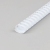 Grzbiety plastikowe A4, owalne 32 mm | biały