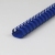 Grzbiety plastikowe A4, owalne 38 mm | niebieski