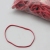 Gumki recepturki, kolor czerwony 100 mm | 5 mm