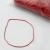 Gumki recepturki, kolor czerwony 120 mm | 1 mm