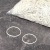 Gumki recepturki, kolor biały 40 mm | 1.5 mm