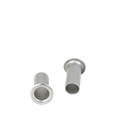 Oczka zatrzaskowe 6,5 mm, 20 - 50 arkuszy, kolor srebrny 6,5 mm